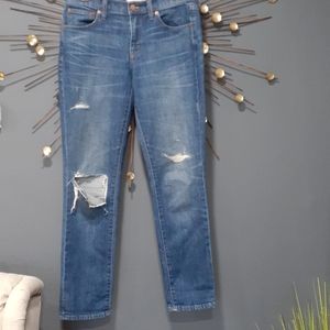 Madewell slim boy jean  distressJea…